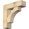Ekena Millwork Westlake Block Rough Sawn Bracket w/ Offset Brace, Douglas Fir, 8"W x 28"D x 28"H BKT0806X28X28WTL05RDF - alternate 1